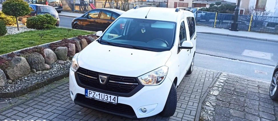 Dacia Dokker cena 27900 przebieg: 204500, rok produkcji 2018 z Buk małe 466